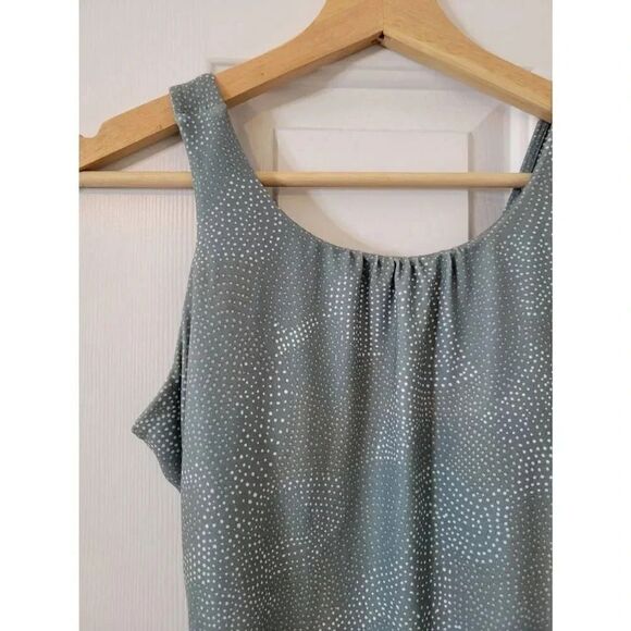 Prana Womens Skypath Dress Sz S Green Sleeveless Bra Pads - Picture 2 of 6